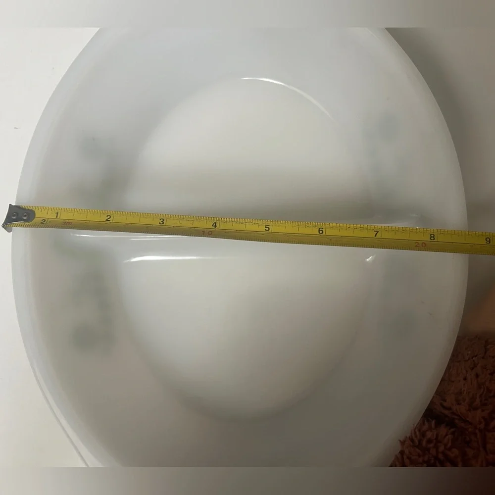 Vintage Glasbake Daisy J2352 Oval Bowl, Milk Glass